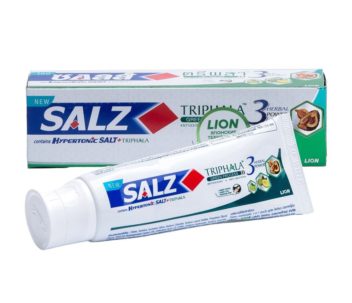 

Lion Thailand Зубная паста Herbal с гипертонической солью и трифалой, 90 г (Lion Thailand, Salz), Salz