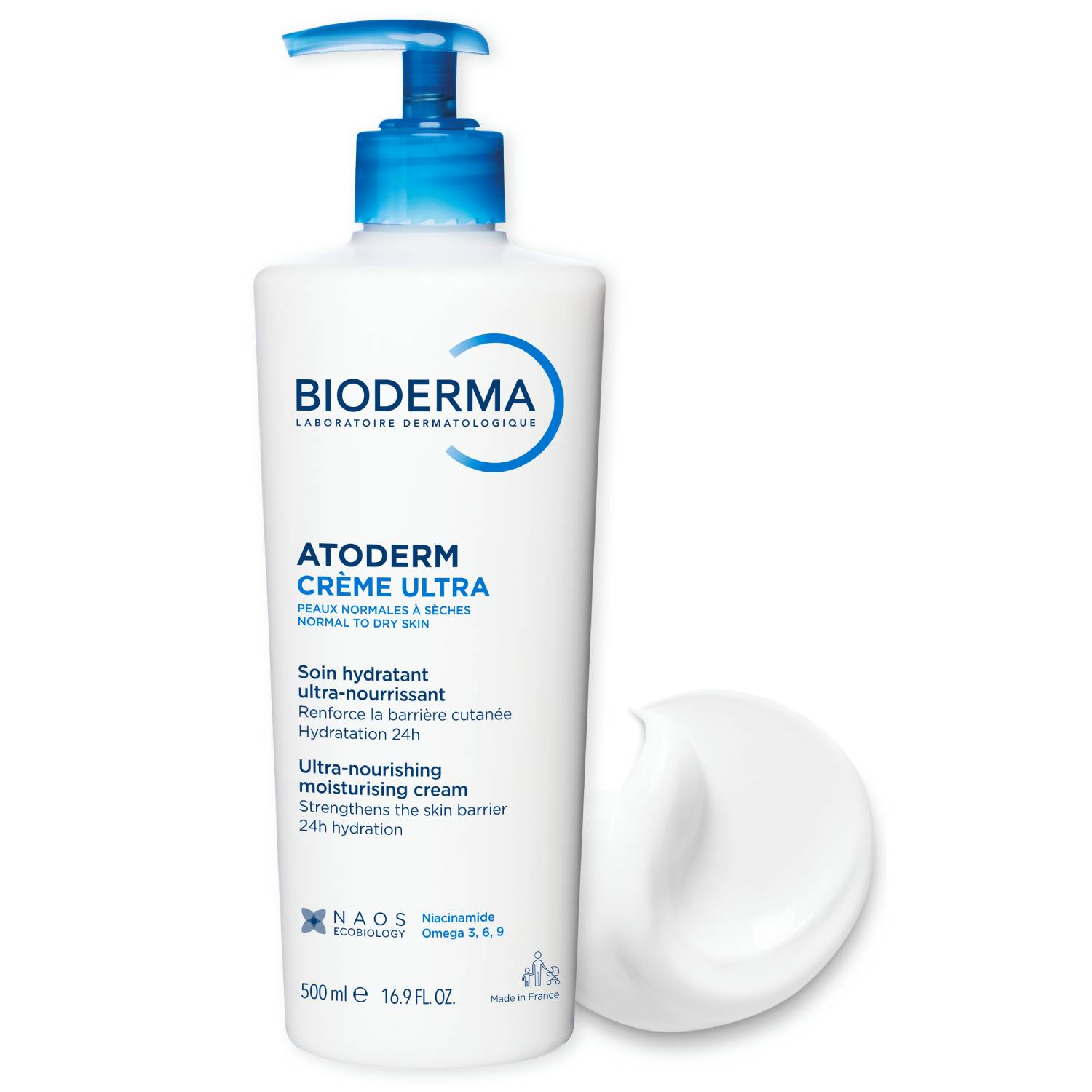 Биодерма Крем ультра, 500 мл (Bioderma, Atoderm) фото 3