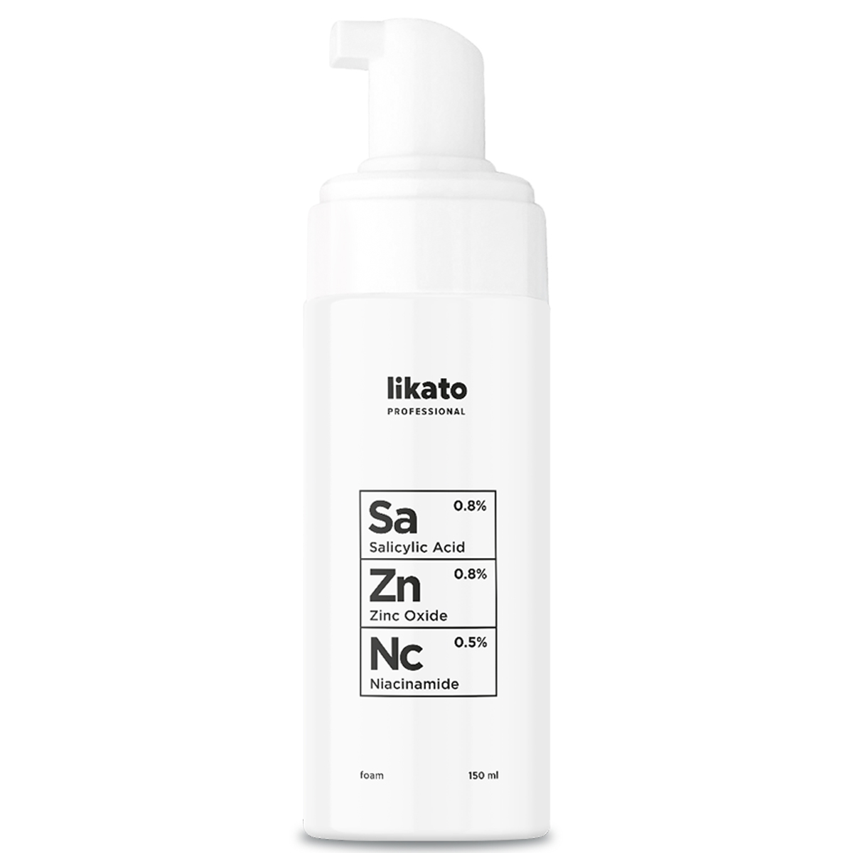 цена Likato Пенка для умывания с ниацинамидом, цинком и салициловой кислотой, 150 мл (Likato, Face)