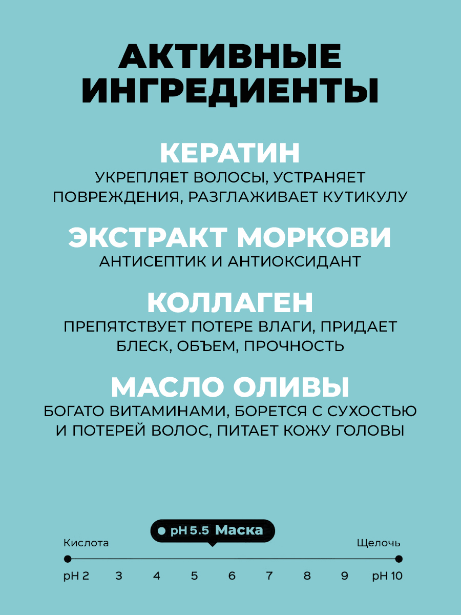 ЛаДор Восстанавливающая маска для волос Hydro Lpp Treatment, сменный блок 500 мл (La'Dor, Keratin LPP) фото 2
