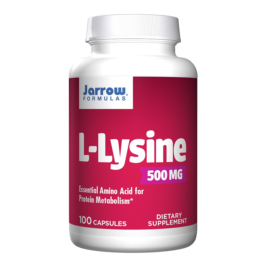 JARROW Аминокислота L-лизин 500 мг, 100 капсул (JARROW, )