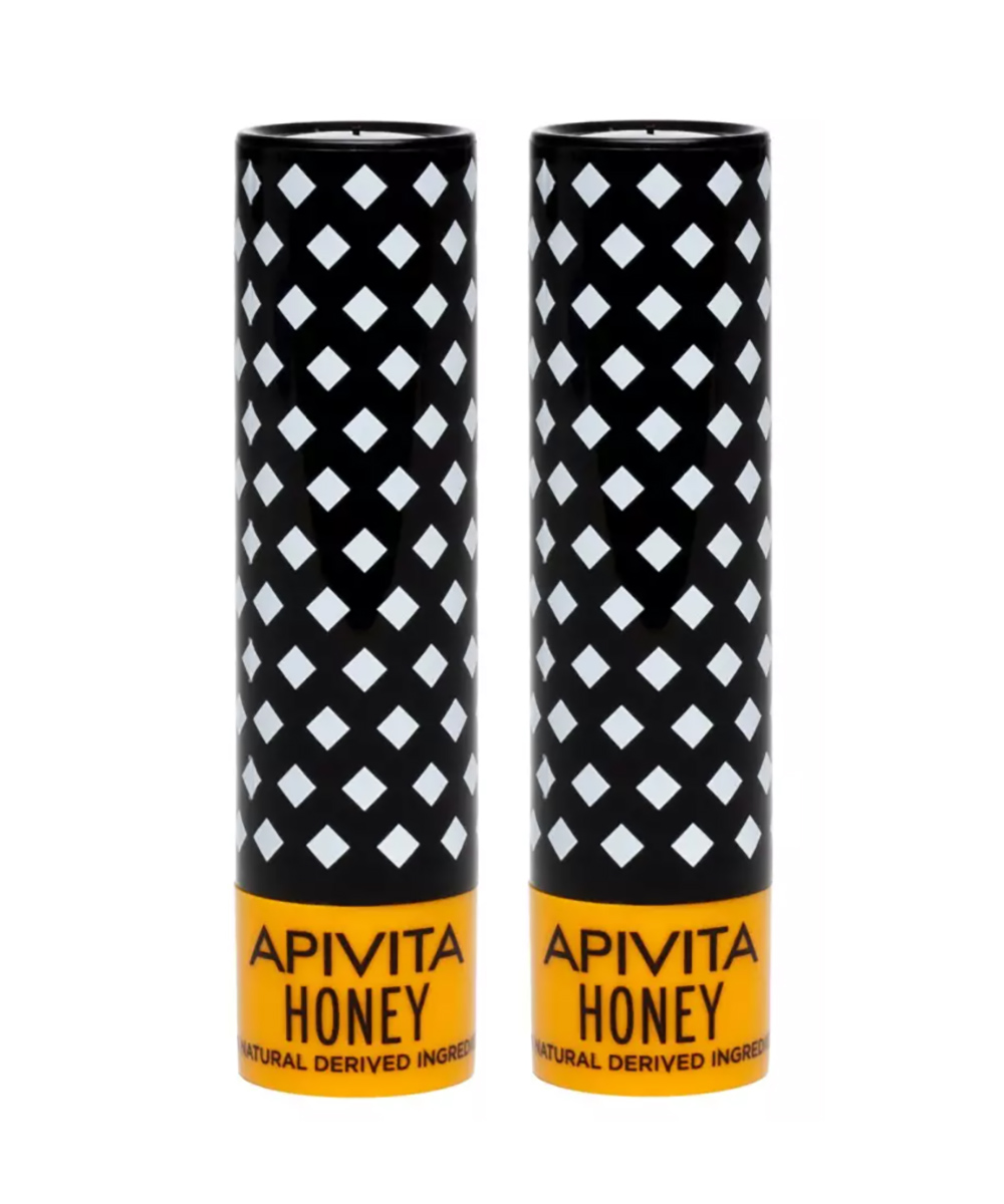 Апивита Увлажняющий био-уход с медом для губ, 2 х 4,4 г (Apivita, Lip Care) фото 0