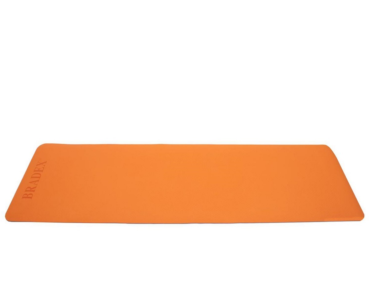  Нескользящий двухслойный коврик для йоги и фитнеса, 183х61х0,6 см (Bradex, ) фото 3