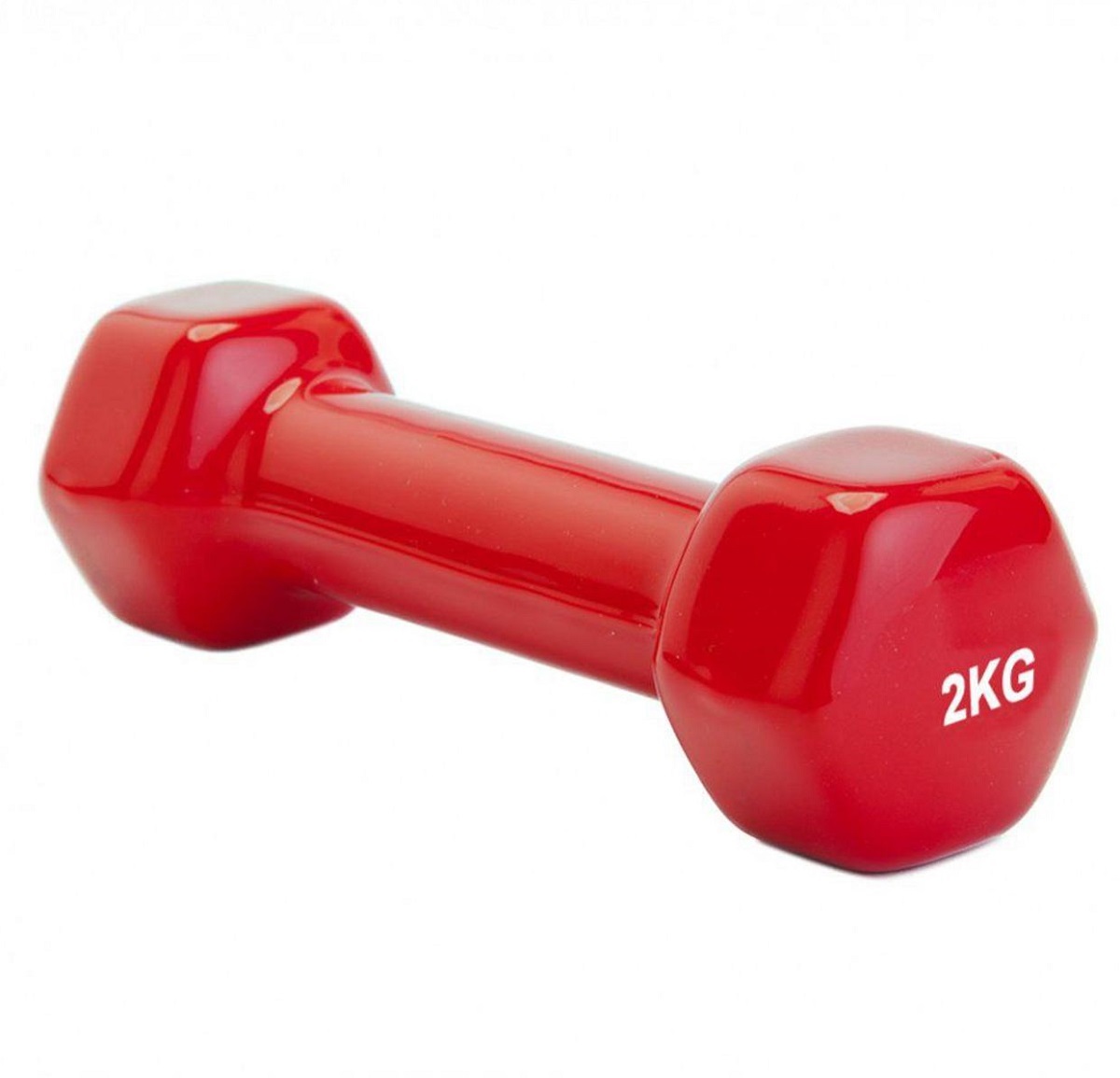 Набор обрезиненных гантелей, красные, 2 х 2 кг (Bradex, )  Набор обрезиненных гантелей, красные, 2 х 2 кг (Bradex, ) фото 2