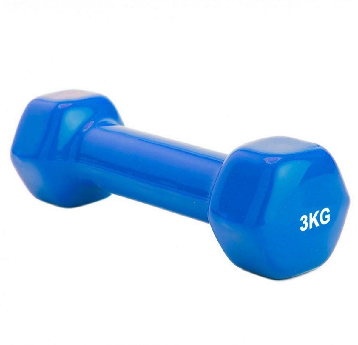  Набор обрезиненных гантелей, синие, 2 х 3 кг (Bradex, ) фото 2