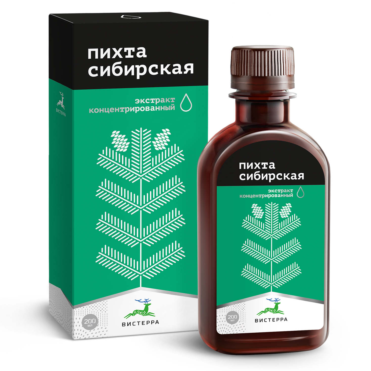  Жидкий экстракт пихты сибирской, 200 мл (Вистерра, Оздоровительная продукция) фото 0