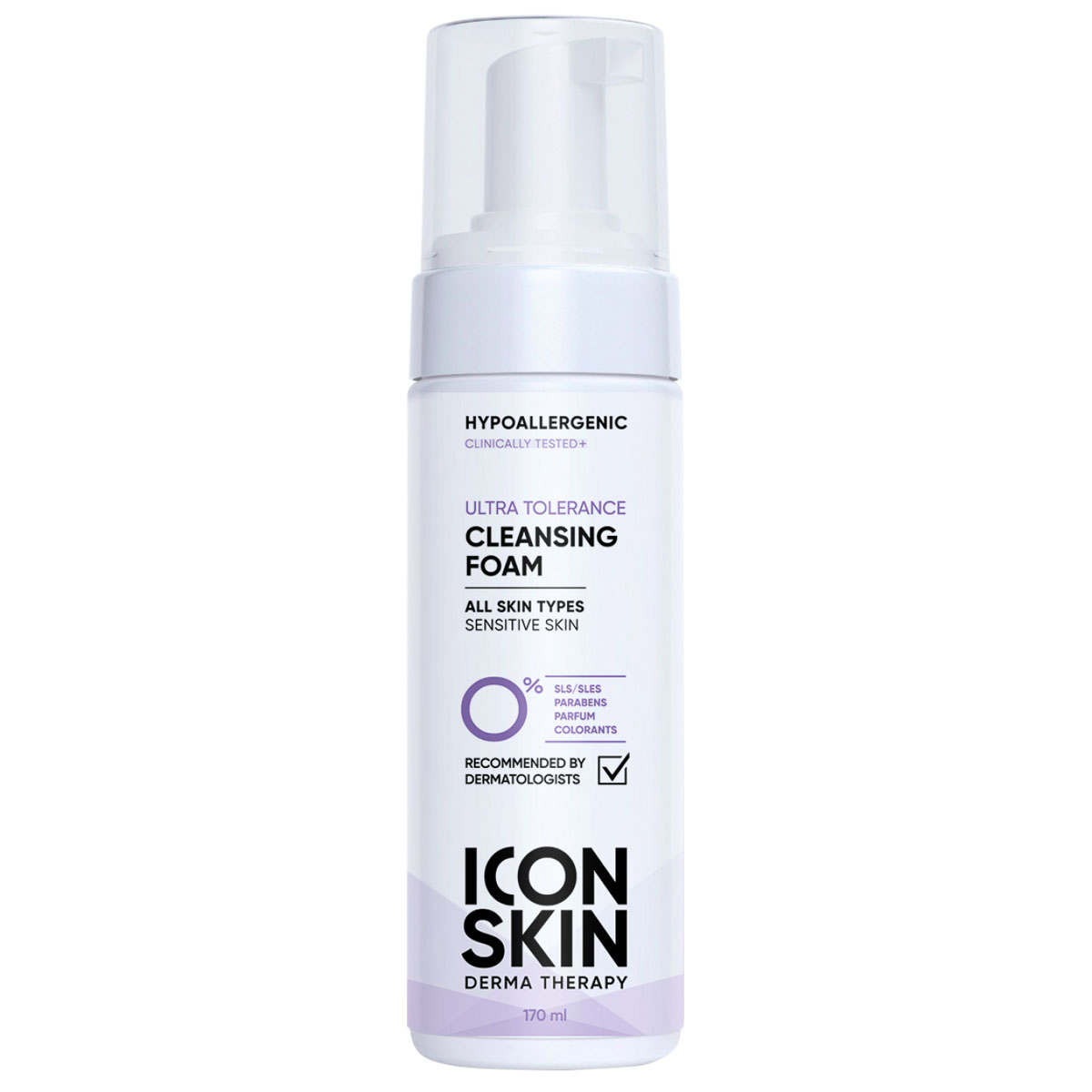 Айкон Скин Пенка для умывания для всех типов кожи Ultra Tolerance, 170 мл (Icon Skin, Derma Therapy) фото 0