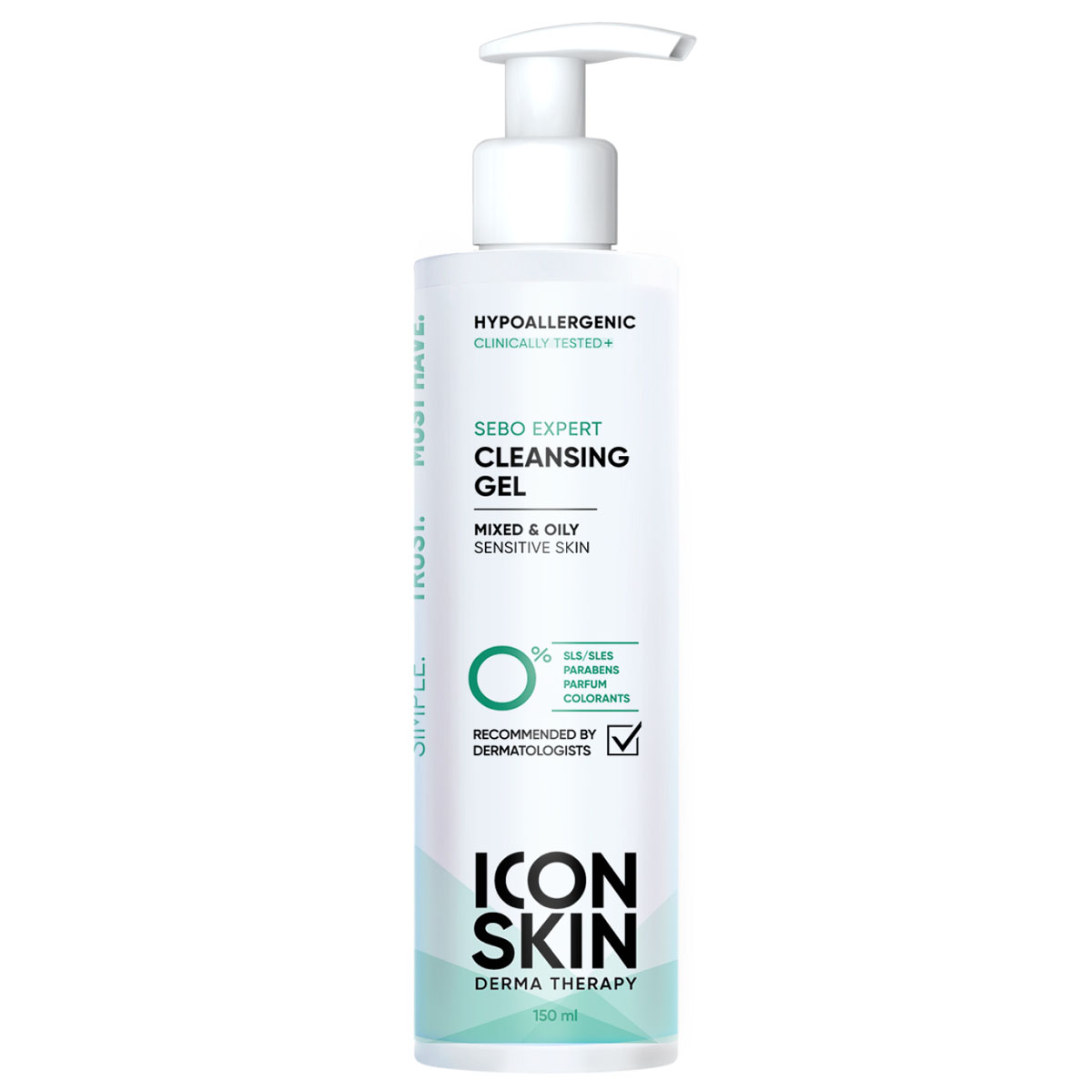 Icon Skin Гель для умывания для комбинированной и жирной кожи Sebo Expert, 150 мл (Icon Skin, Derma Therapy) гель для умывания icon skin sebo expert cleansing gel 150 мл