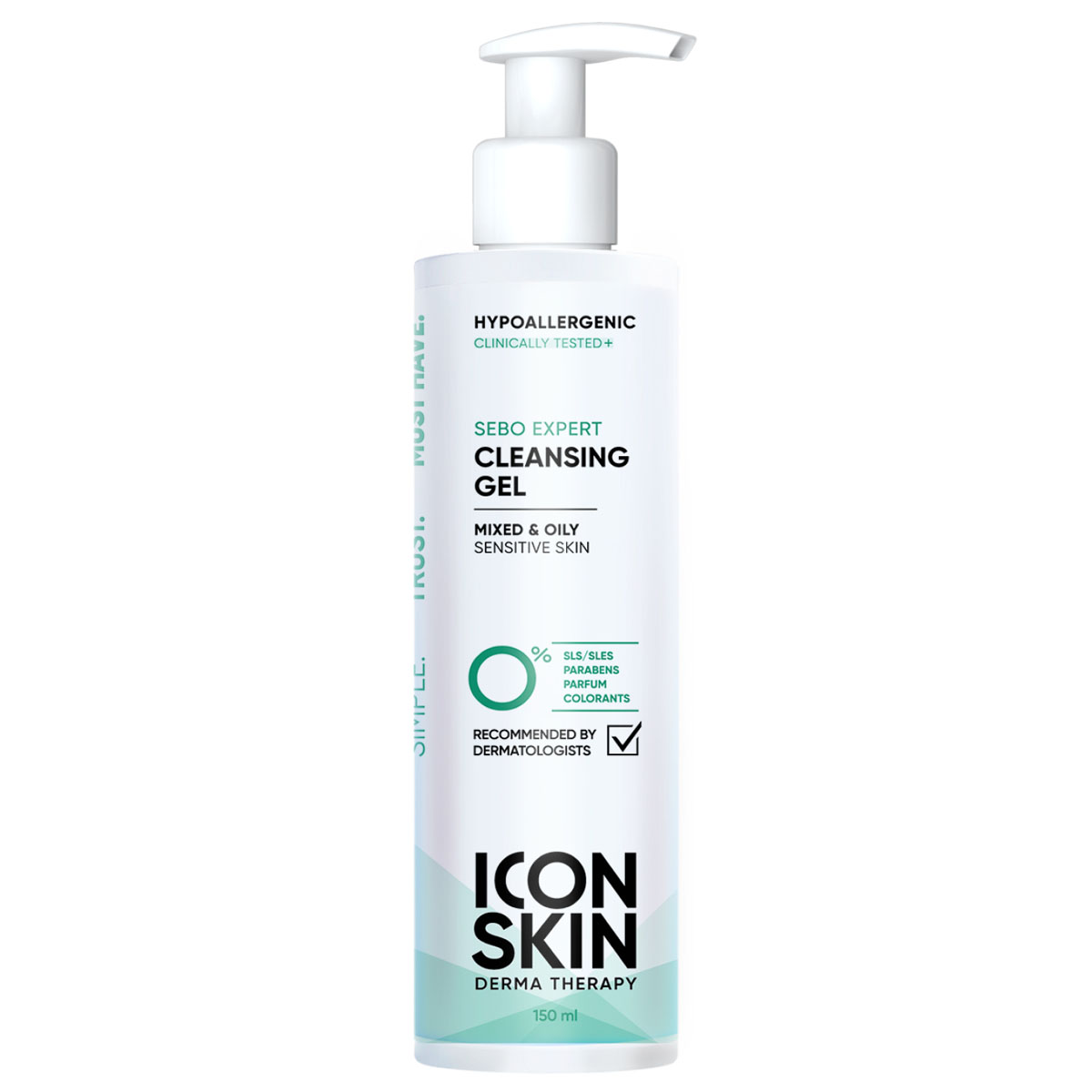 Icon Skin Гель для умывания для комбинированной и жирной кожи Sebo Expert, 150 мл (Icon Skin, Derma Therapy)