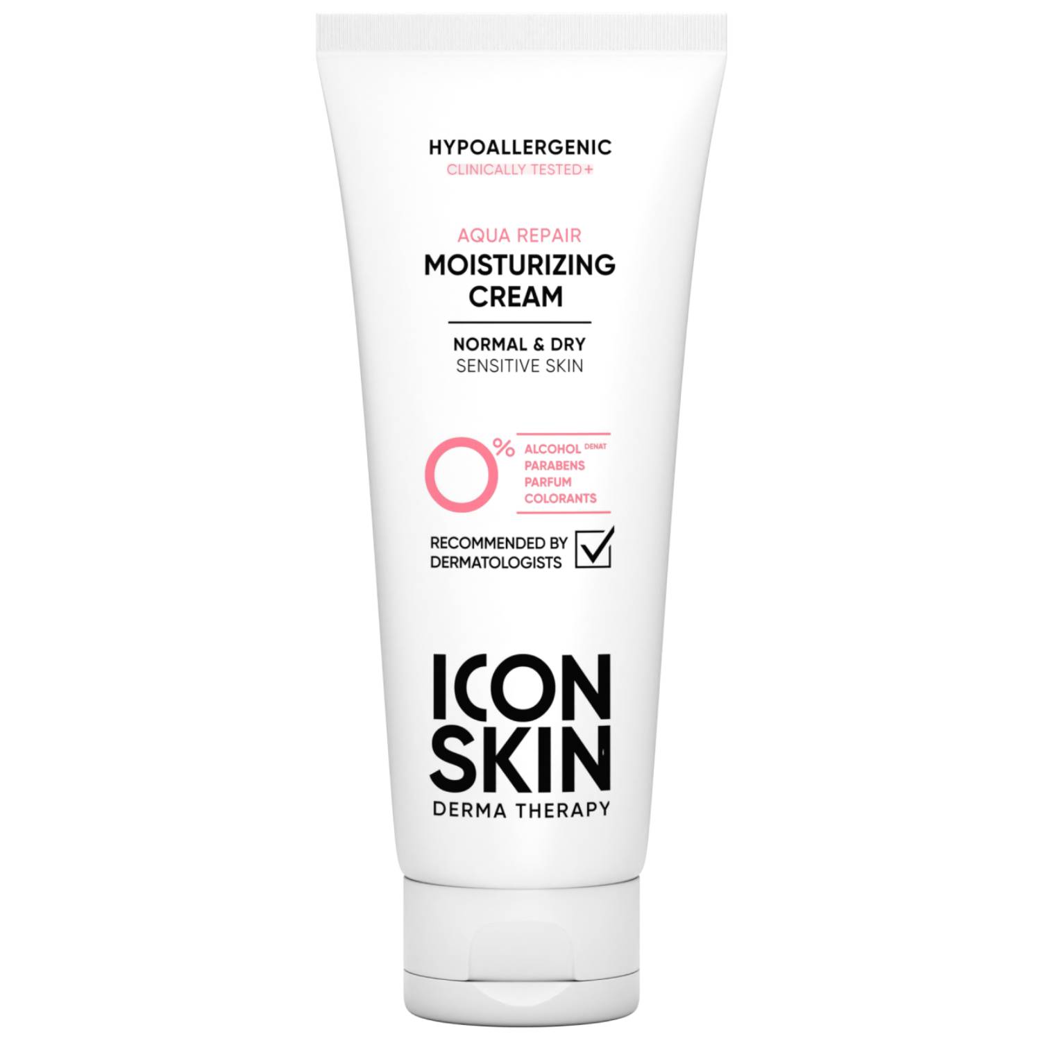 Icon Skin Увлажняющий гипоаллергенный крем для нормальной и сухой кожи Aqua Repair, 75 мл. фото