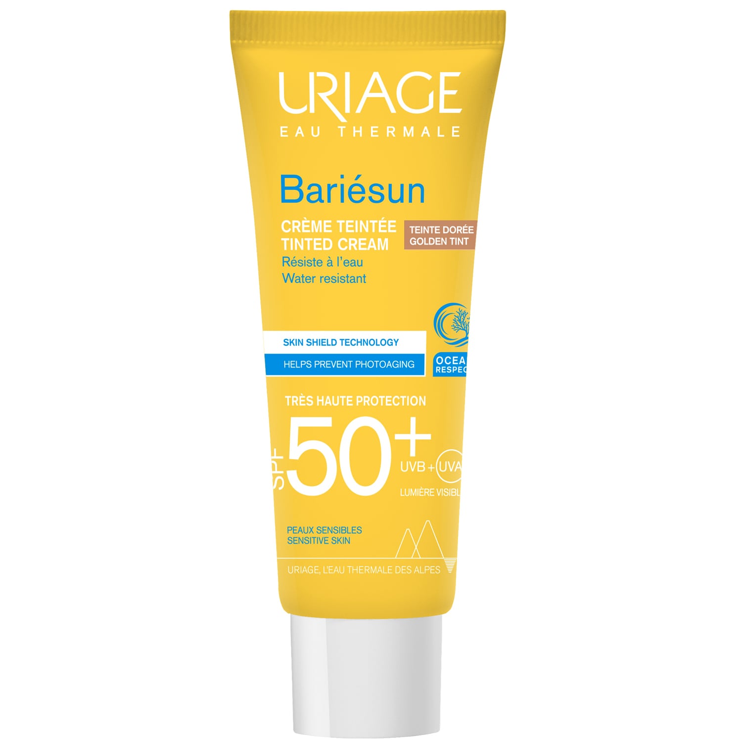 Урьяж Тональный крем SPF 50+ (золотистый), 50 мл (Uriage, Bariesun) фото 0