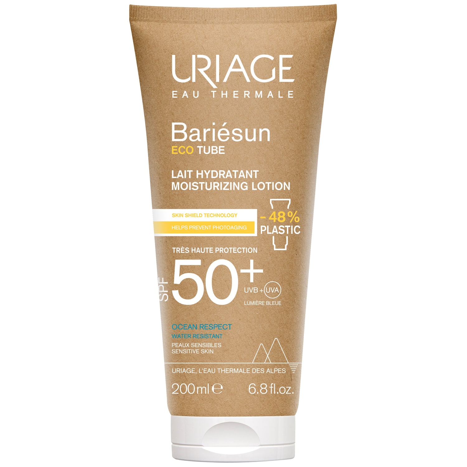 Урьяж Увлажняющее молочко SPF 50+, 200 мл (Uriage, Bariesun) фото 0
