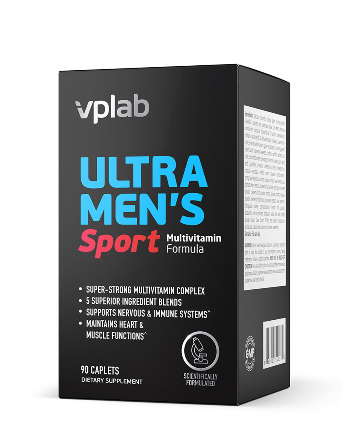  Мультивитаминный комплекс для мужчин Multivitamin Formula, 90 таблеток (VPLAB, Ultra Men's) фото 0