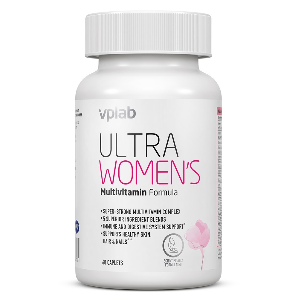  Мультивитаминный комплекс для женщин Multivitamin Formula, 60 таблеток (VPLAB, Ultra Women's) фото 0