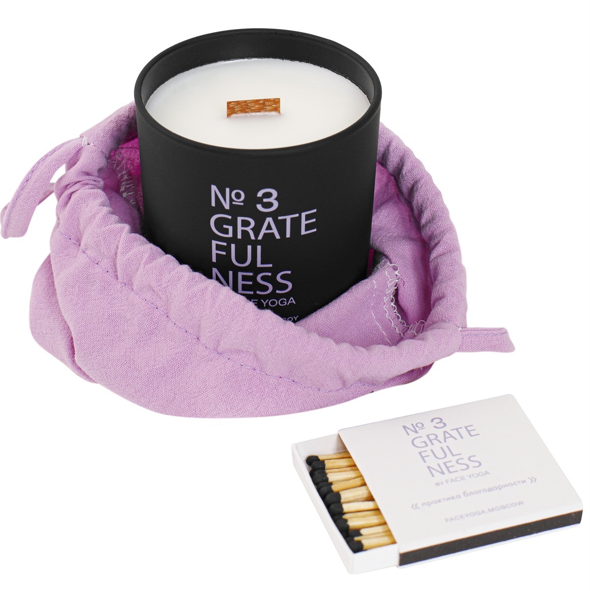 Фейс Йога Свеча-практика Gratefulness, 300 мл (Face Yoga, Свечи) фото 1