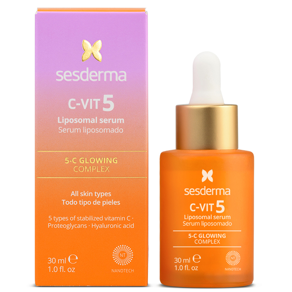 Sesderma Липосомальная сыворотка на основе 5 форм витамина C, 30 мл (Sesderma, C-Vit) сыворотка липосомальная sesderma c vit 5 30 мл