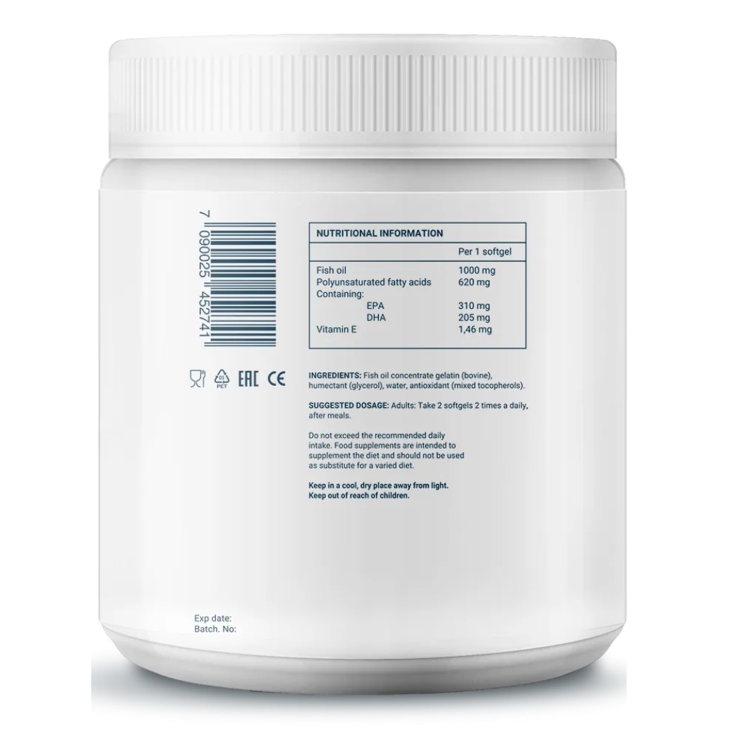 Норвегиан Фиш Ойл Омега-3 форте 3+, 360 капсул (Norwegian Fish Oil, Омега 3) фото 6