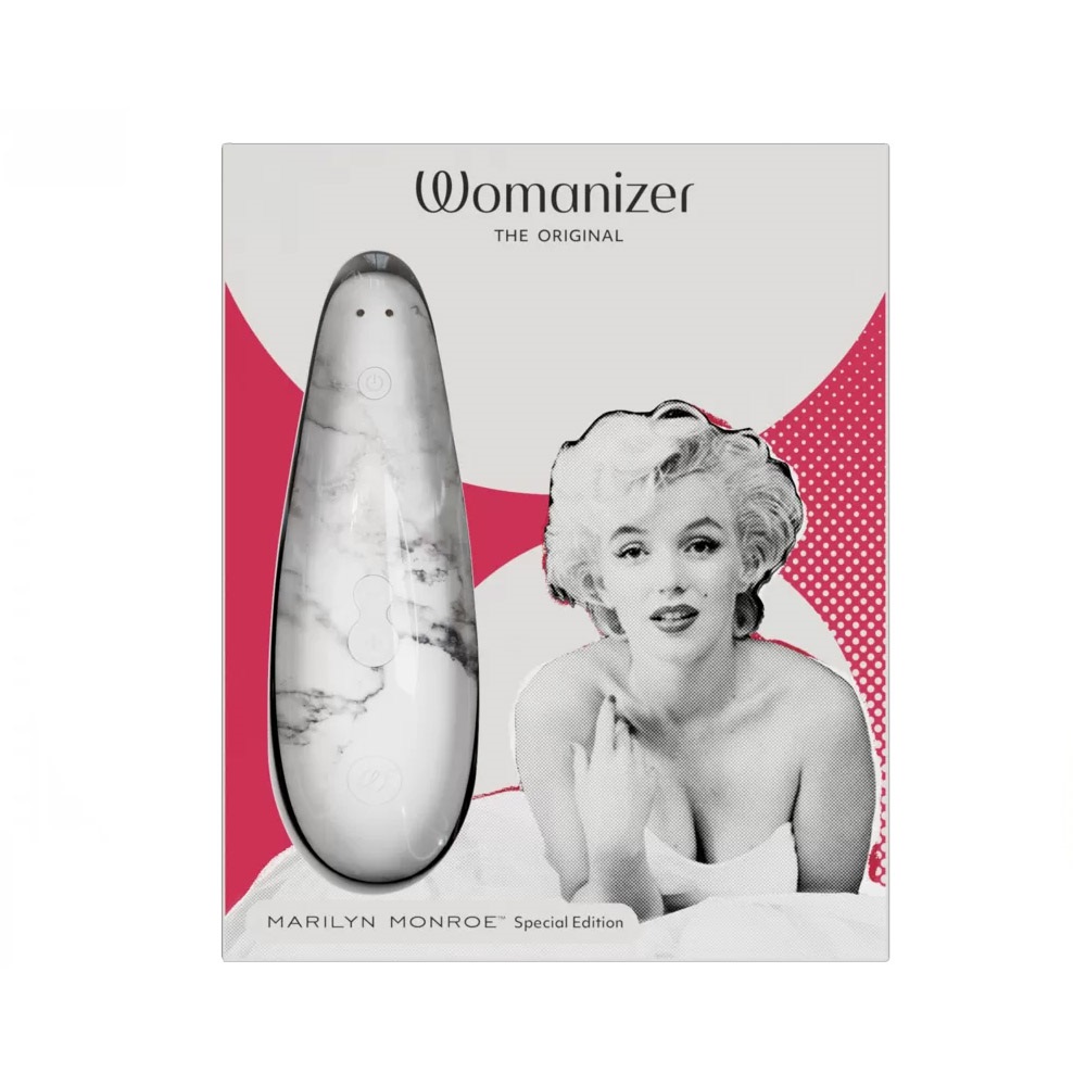 Вуманайзер Бесконтактный клиторальный стимулятор Marilyn Monroe, мраморно-белый (Womanizer, Marilyn Monroe) фото 0