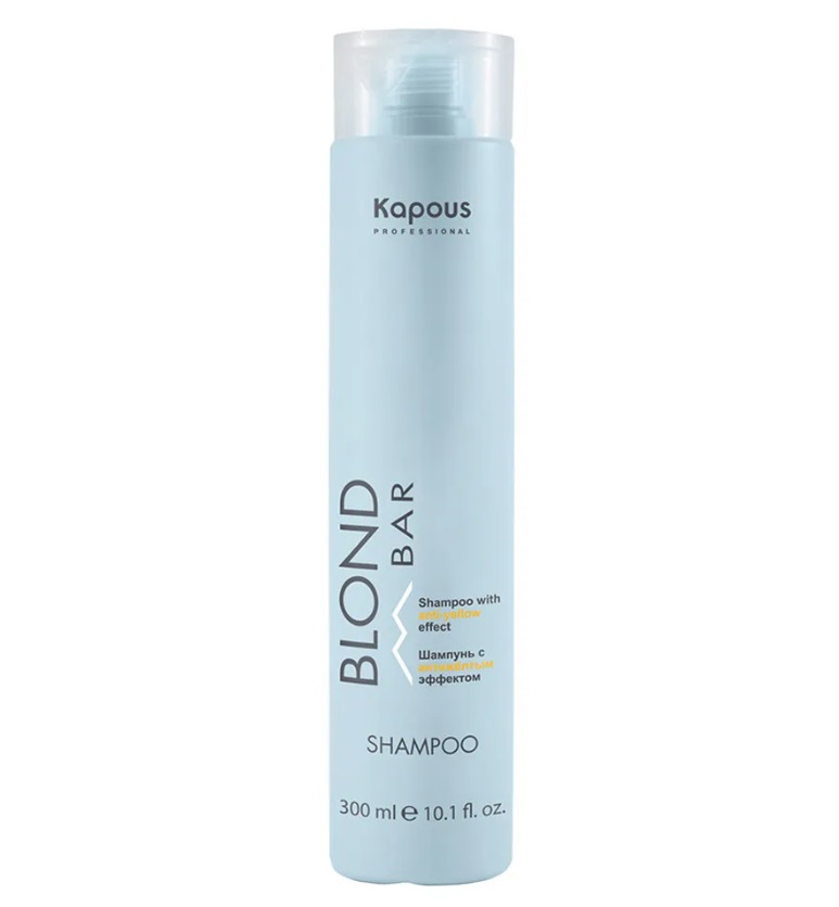 Капус Профессионал Бессульфатный шампунь с антижелтым эффектом Shampoo with anti yellow effect, 300 мл (Kapous Professional, Kapous Professional) фото 0