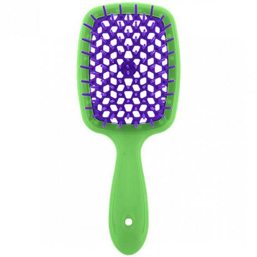 Джанеке Щетка Superbrush малая зелено-фиолетовая, 17,5 х 7 х 3 см (Janeke, Щетки) фото 0