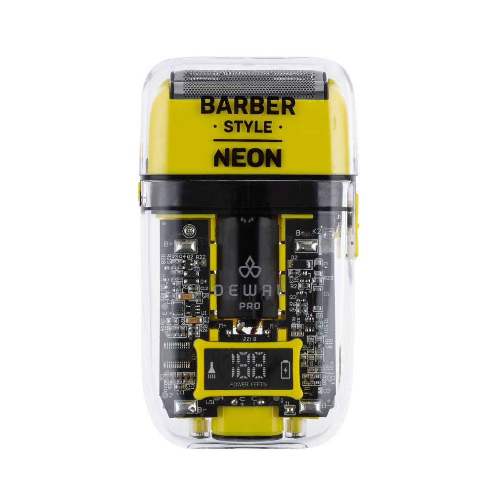 Деваль Про Шейвер для проработки контуров и бороды Barber Style Neon Yellow, желтый (Dewal Pro, Машинки) фото 0