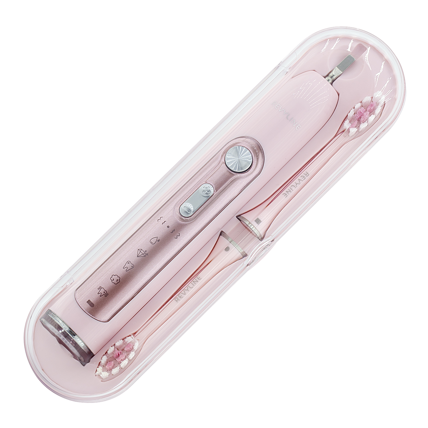  Электрическая зубная щетка RL 010, розовая, 1шт (REVYLINE, Электрические зубные щетки) фото 3