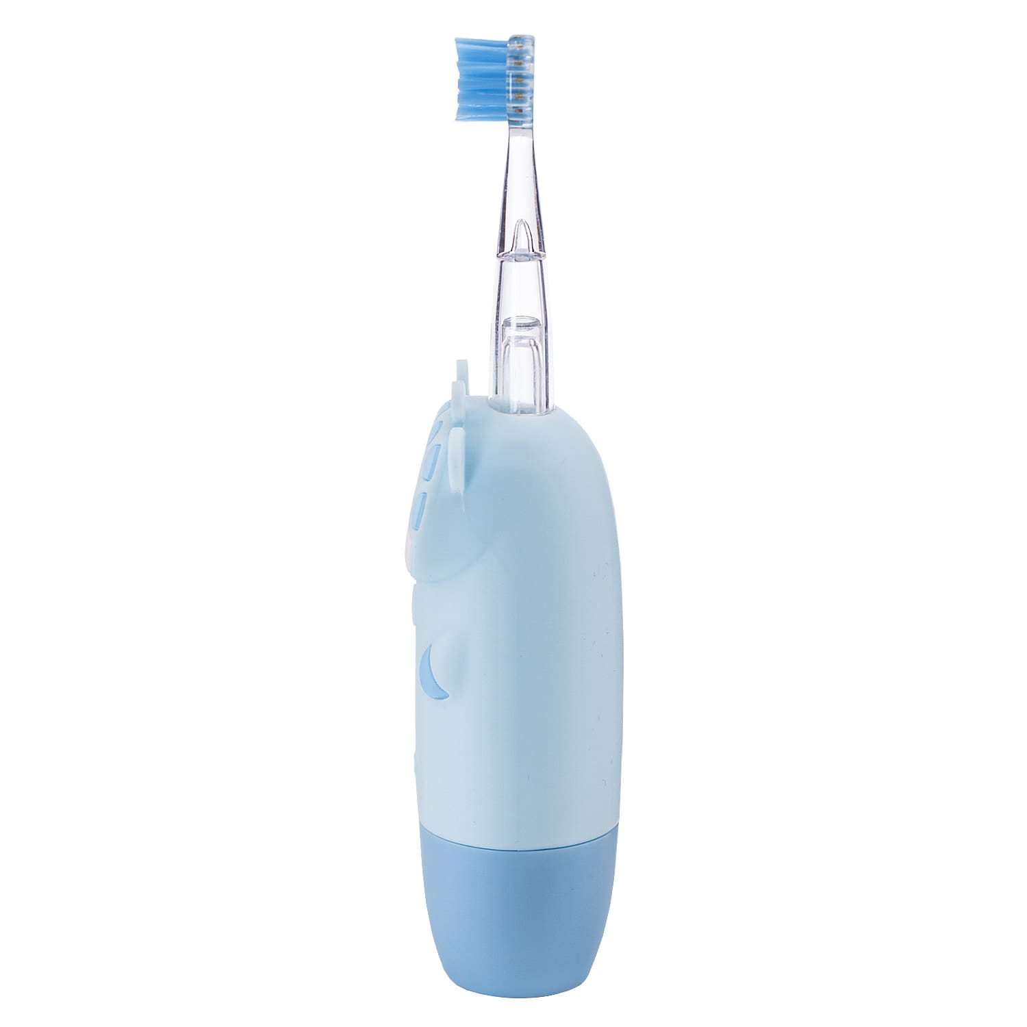  Детская электрическая звуковая зубная щетка RL 025 Baby 1+, голубая, 1 шт (REVYLINE, Электрические зубные щетки) фото 3