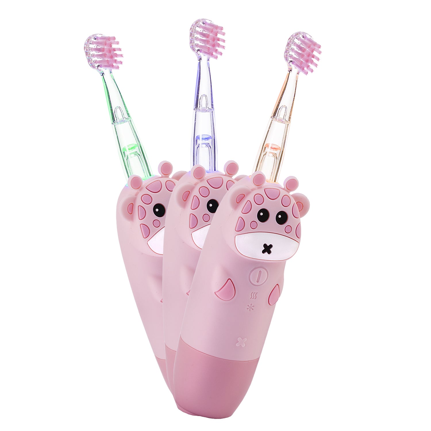  Детская электрическая звуковая зубная щетка RL 025 Baby 1+, розовая, 1 шт (REVYLINE, Электрические зубные щетки) фото 0