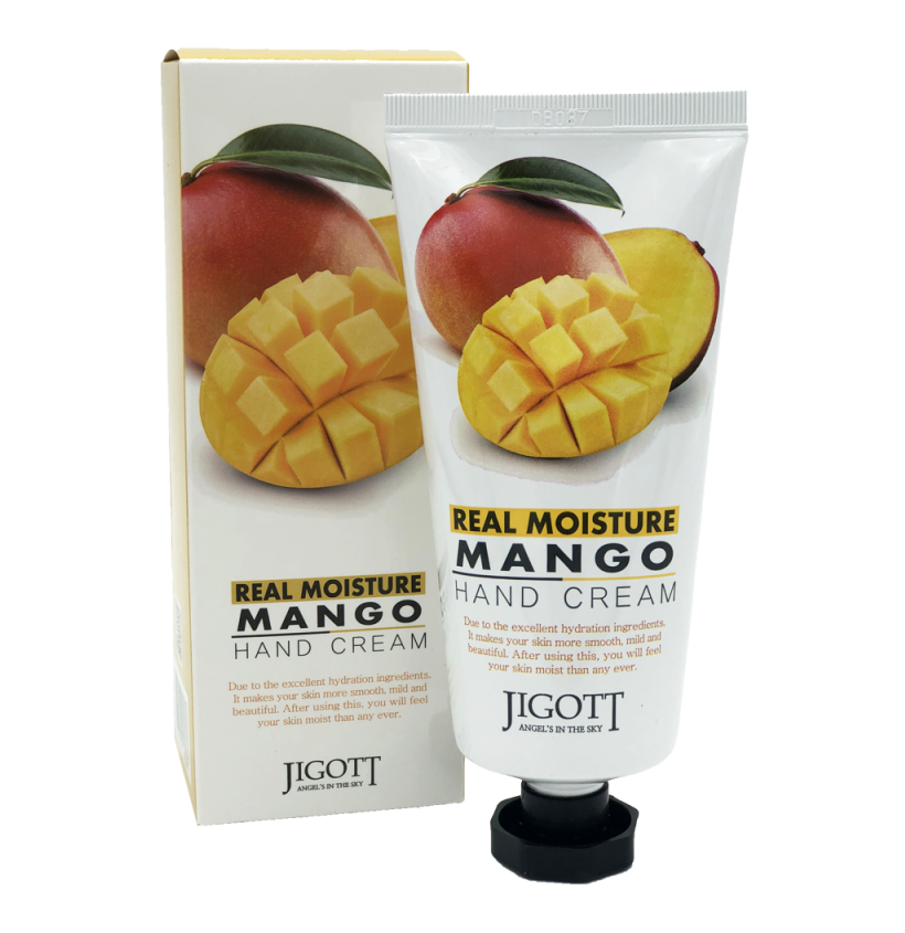 Jigott Увлажняющий крем для рук с маслом манго, 100 мл (Jigott, Hands)