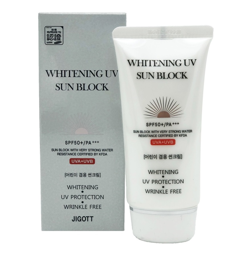 Джигот Солнцезащитный крем SPF50+/PA+++ , 70 мл (Jigott, Face) фото 0