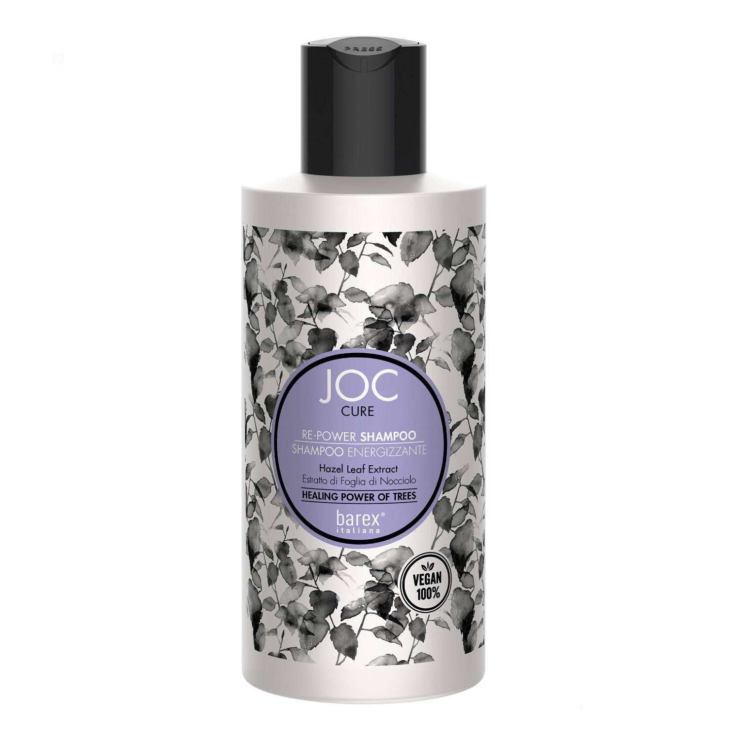 Barex Энергозаряжающий шампунь с экстрактом листьев лесного ореха Re-Power Shampoo, 250 мл (Barex, Joc Cure)