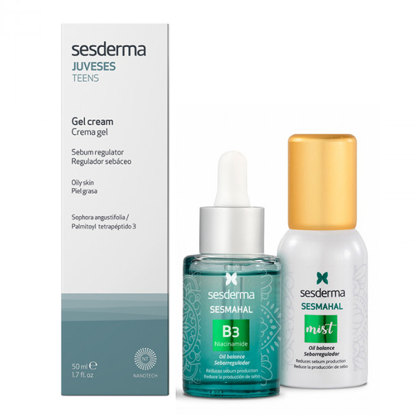 Sesderma Набор Утренеее комбо для жирной и проблемной кожи, 2 средства (Sesderma, Juveses Teens) цена и фото