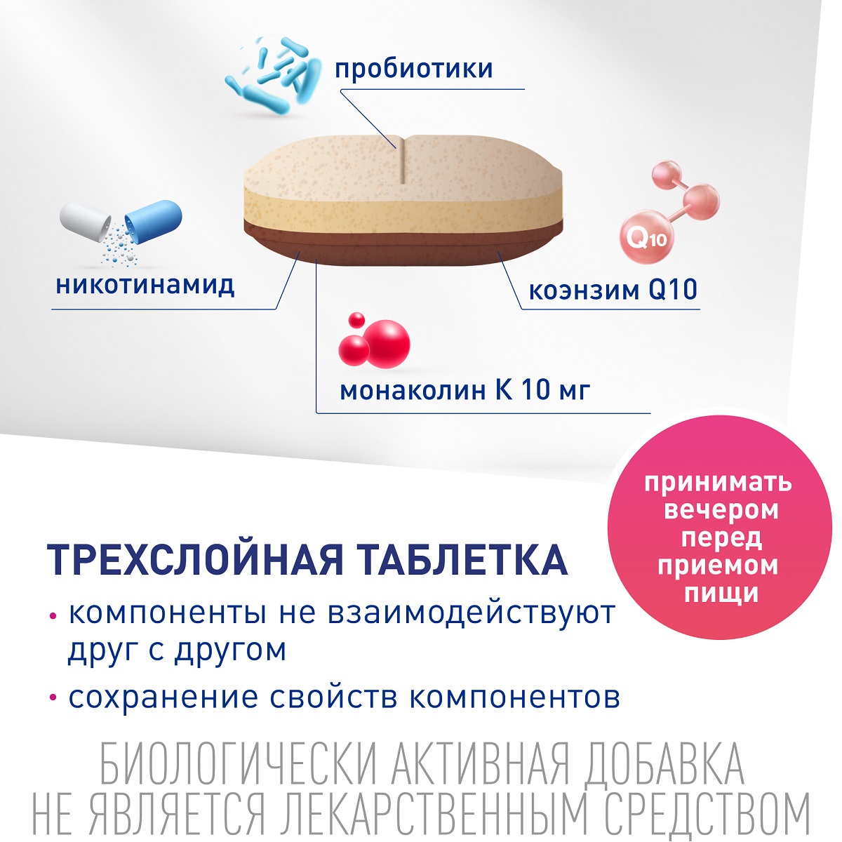 Лактофлорене Пробиотический комплекс «Холестерол табс», 30 таблеток (Lactoflorene, ) фото 4