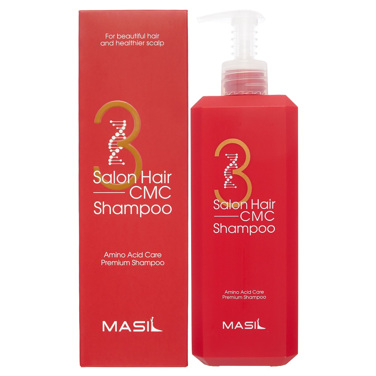 Masil Восстанавливающий шампунь с аминокислотами 3 Salon Hair CMC Shampoo, 500 мл (Masil, )