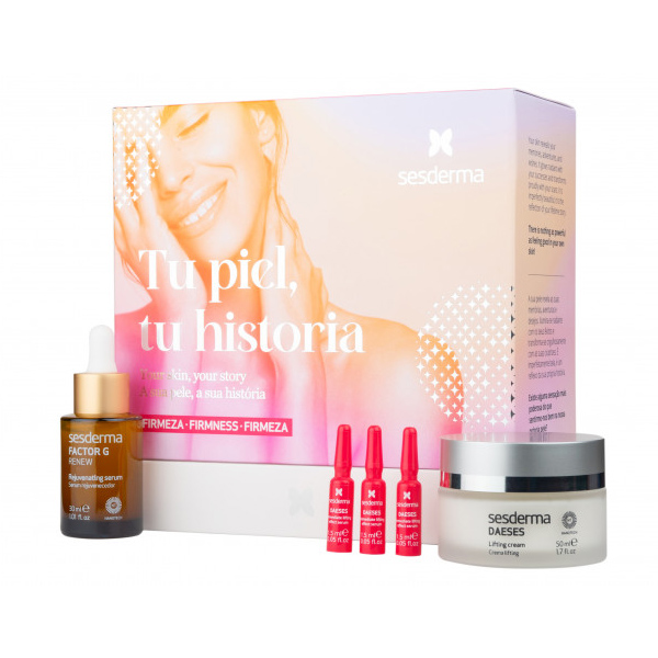 Сесдерма Набор (сыворотка омолаживающая 30 мл + лифтинг-крем подтягивающий 50 мл + сыворотка с мгновенным эффектом лифтинга 2шт х 1,5 мл) (Sesderma, Factor G) фото 1