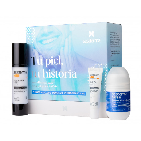 Сесдерма Набор (ревитализирующий лосьон для мужчин 50 мл + гель для век 15 мл + дезодорант-антиперспирант для мужчин 75 мл) (Sesderma, Sesderma Men) фото 1