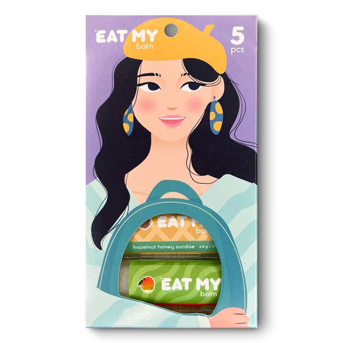 Eat My Набор бальзамов для губ Прилив вдохновения, 5 шт (Eat My, Для губ)