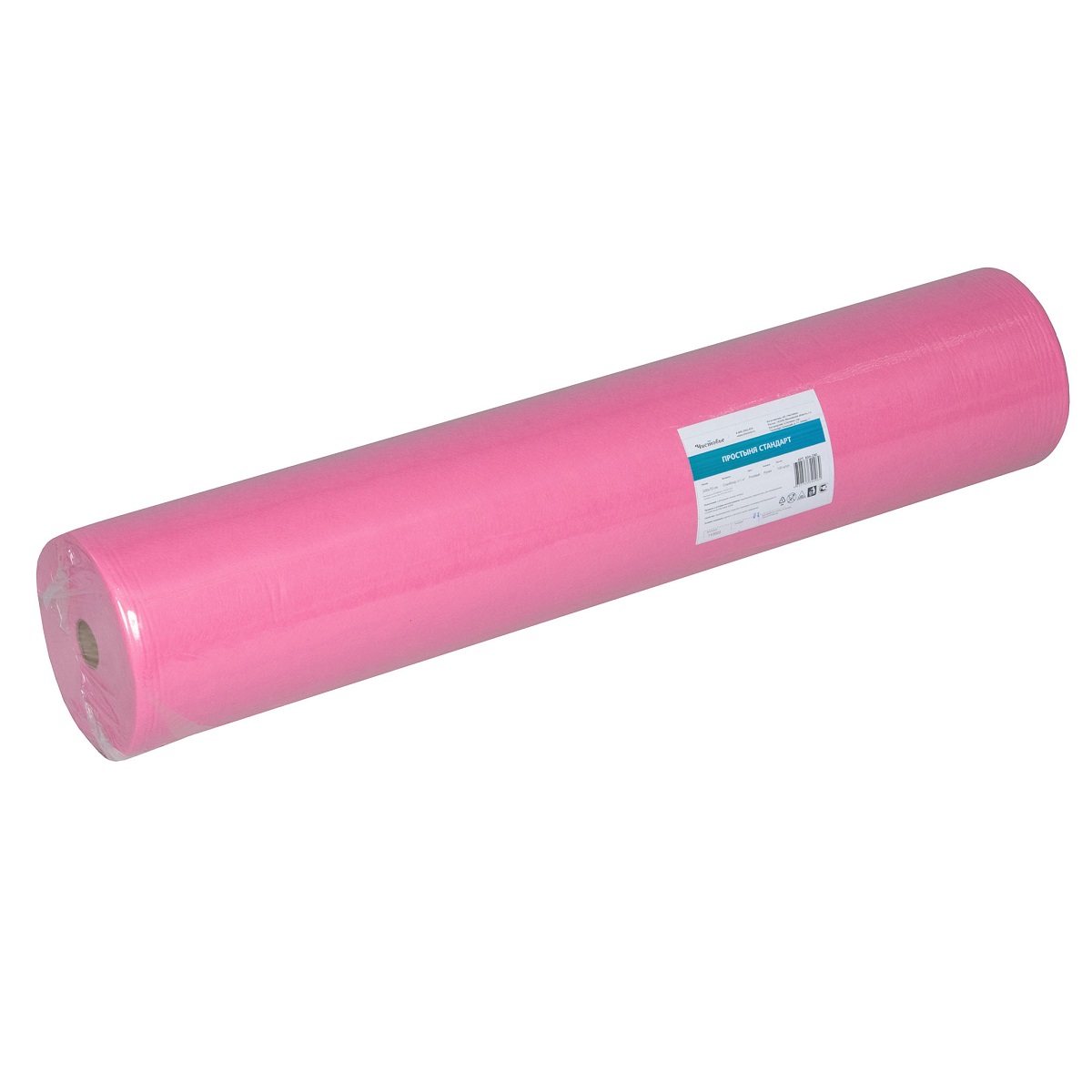Чистовье Простыня стандарт в рулоне с перфорацией розовая 200 х 70 см, 100 шт (Чистовье, Универсальные расходные материалы) фото 1