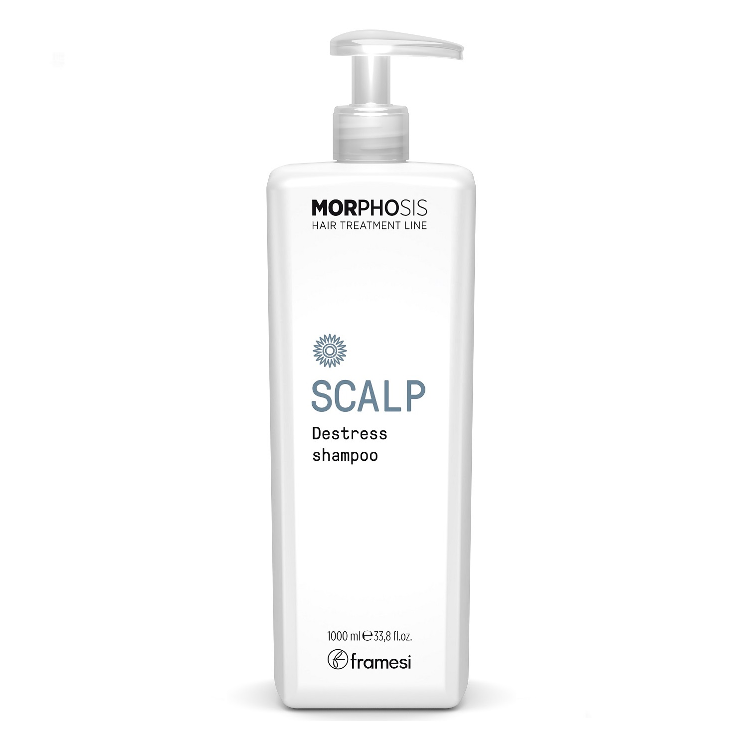 FRAMESI Шампунь для чувствительной кожи головы Scalp Destress Shampoo, 1000 мл (FRAMESI, Morphosis) сыворотка для ухода за волосами framesi сыворотка для чувствительной кожи головы scalp destress serum