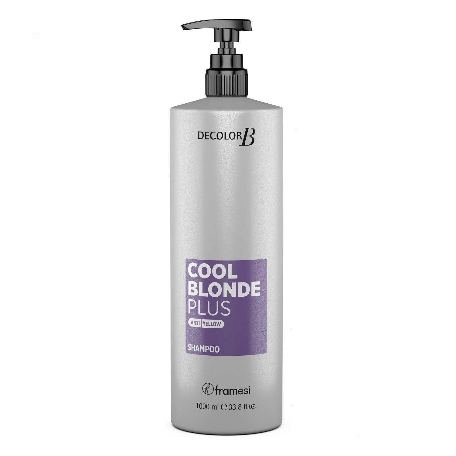  Шампунь для холодных оттенков блонд Cool Blonde Anti Yellow Shampoo, 1000 мл (FRAMESI, Decolor B) фото 0
