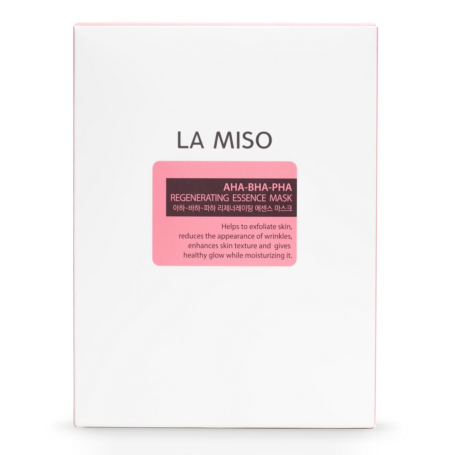  Ампульная обновляющая маска с кислотами Regenereting Essence Mask, 28 г (LA MISO, Уход) фото 0