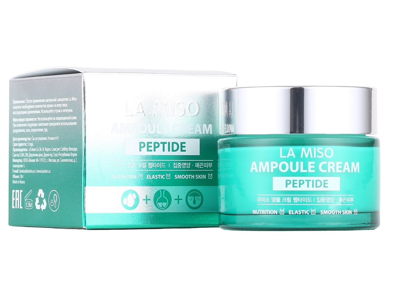  Ампульный крем с пептидами Ampoule Cream Peptide, 50 г (LA MISO, Уход) фото 0