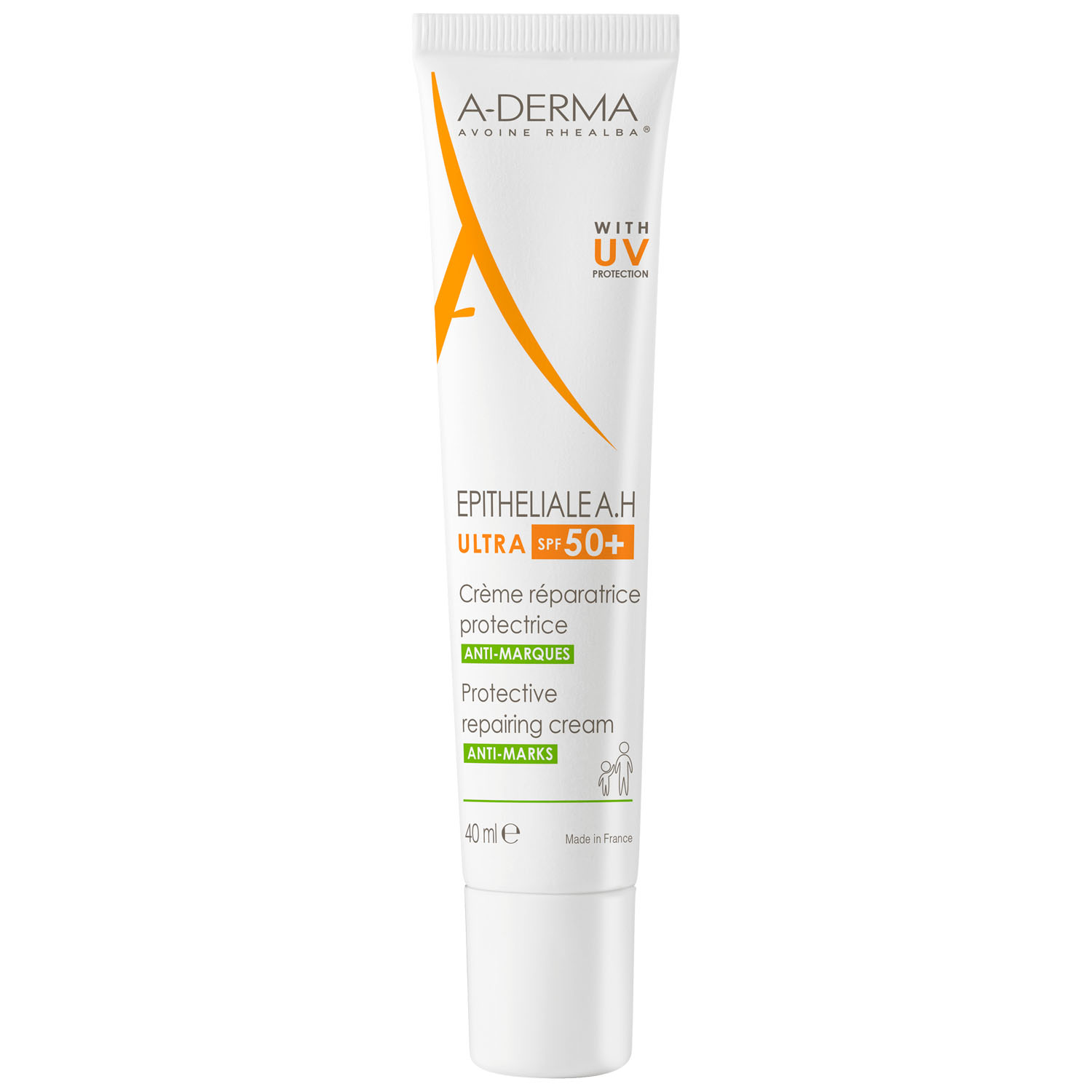 Адерма Защитный восстанавливающий крем Ultra SPF 50+, 40 мл (A-Derma, Epitheliale) фото 0