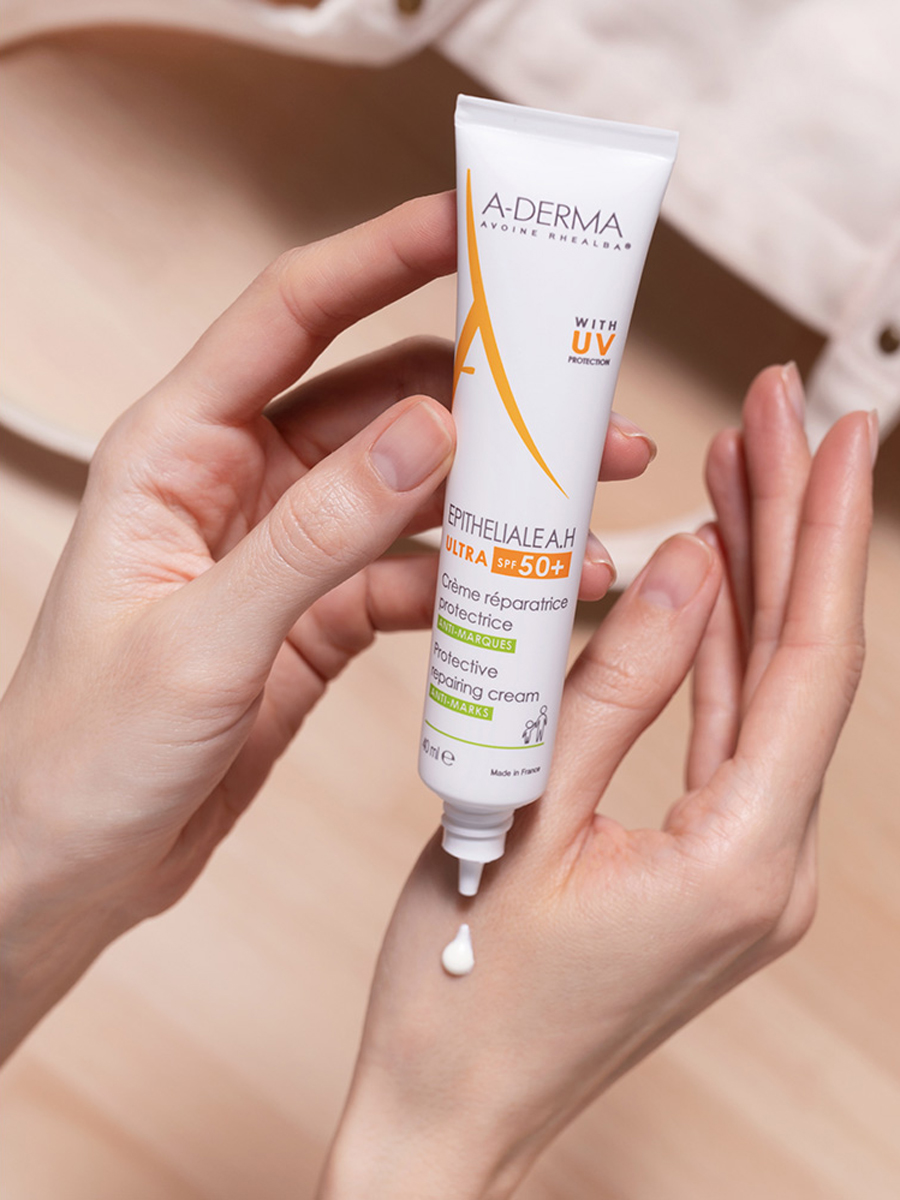 Адерма Защитный восстанавливающий крем Ultra SPF 50+, 40 мл (A-Derma, Epitheliale) Адерма Защитный восстанавливающий крем Ultra SPF 50+, 40 мл (A-Derma, Epitheliale) фото 7