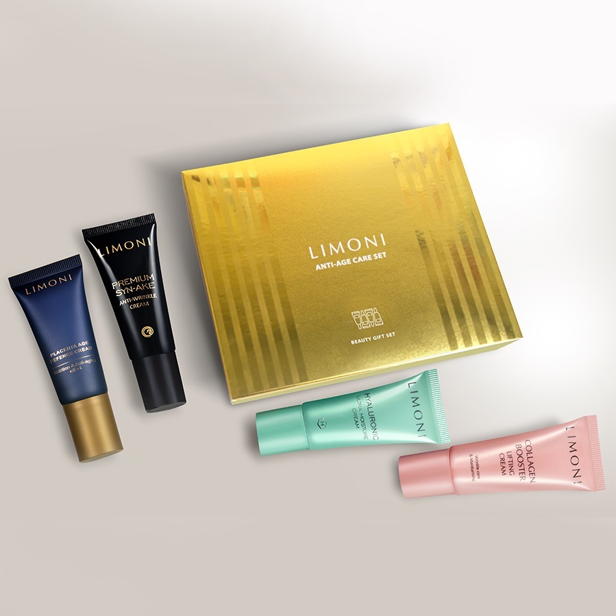 Лимони Подарочный дорожный набор Anti-Age Care Set, 4 х 25 мл (Limoni, Наборы) фото 2