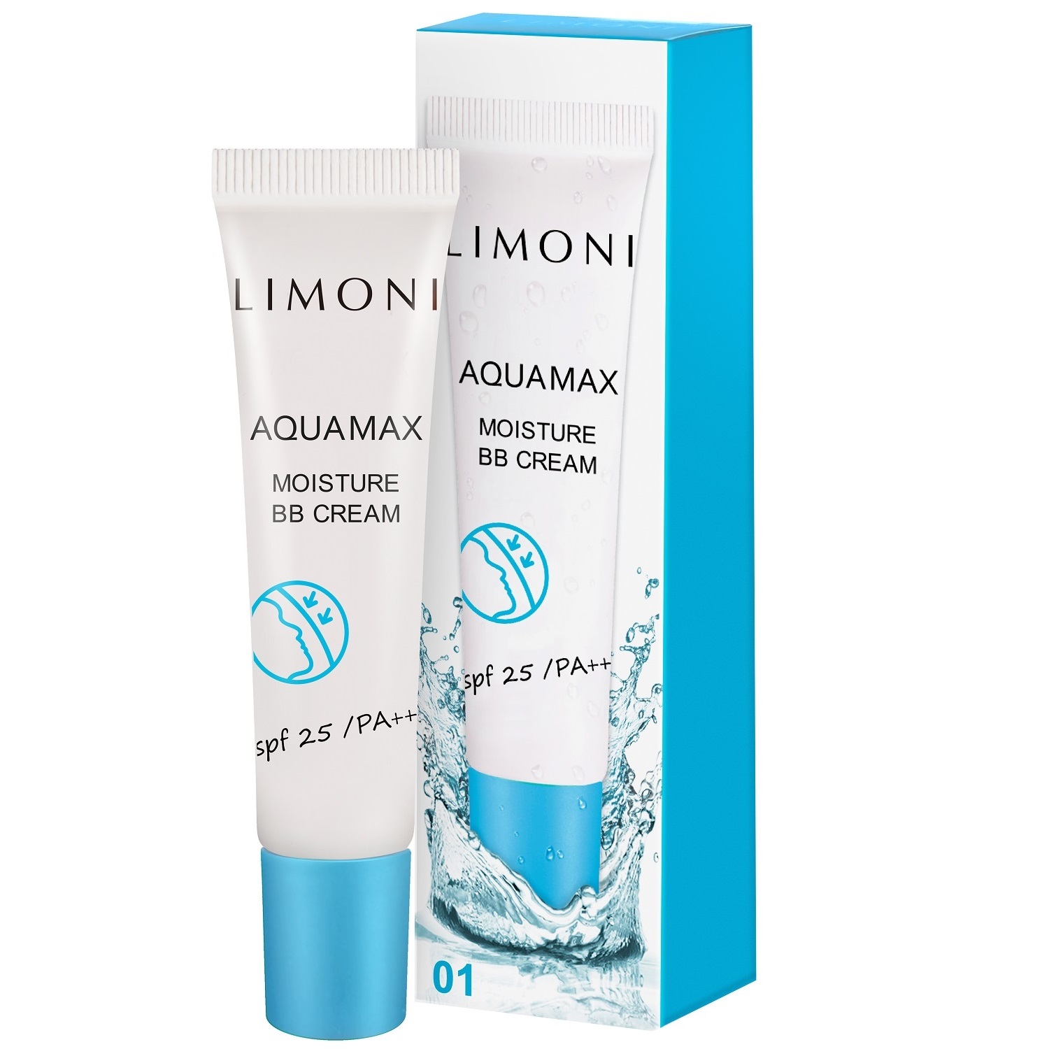 Limoni Увлажняющий ББ-крем для лица Moisture BB Cream SPF 27, 15 мл (Limoni, Aquamax)