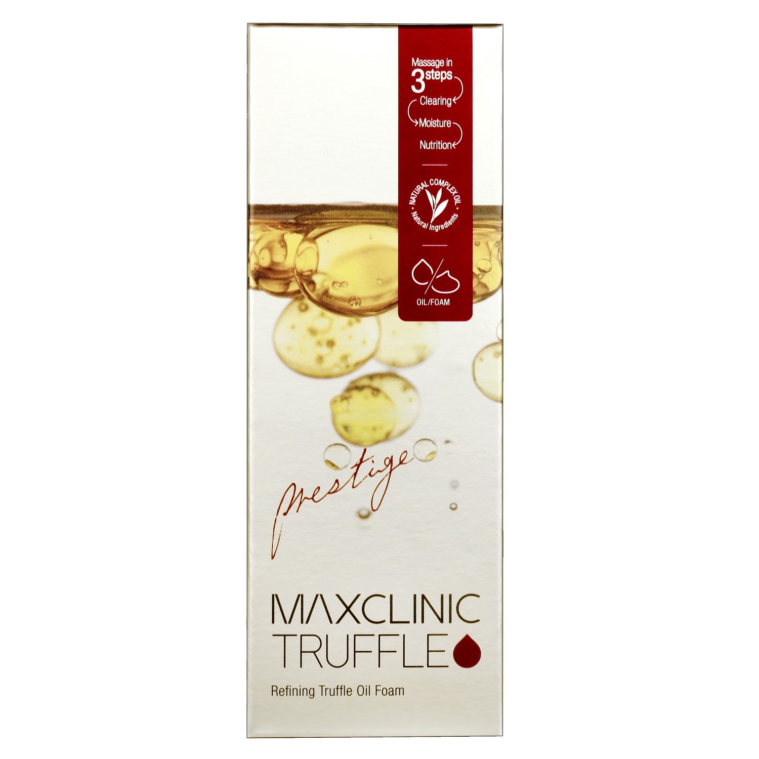 Макслиник Гидрофильное масло-пенка с трюфельным маслом и частицами золота Refining Truffle Oil Foam, 110 г (Maxclinic, Cleansing) фото 2