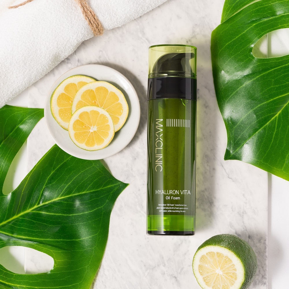 Макслиник Гидрофильное масло-пенка с гиалуроновой кислотой и витаминами Hyaluron Vita, 110 г (Maxclinic, Cleansing) фото 1