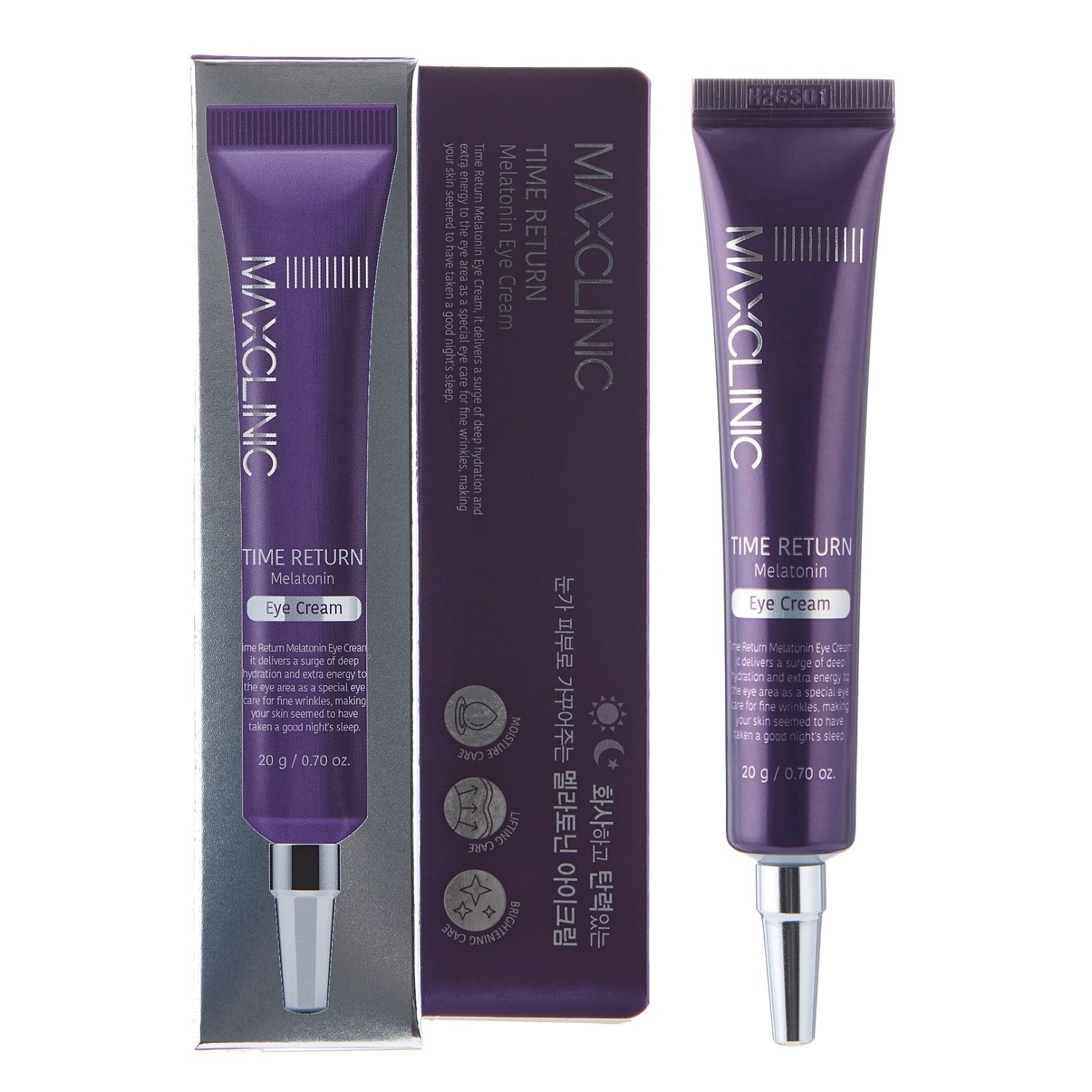 Макслиник Крем с мелатонином для области вокруг глаз Time Return Melatonin Eye Cream, 20 г (Maxclinic, Eye Care) фото 0