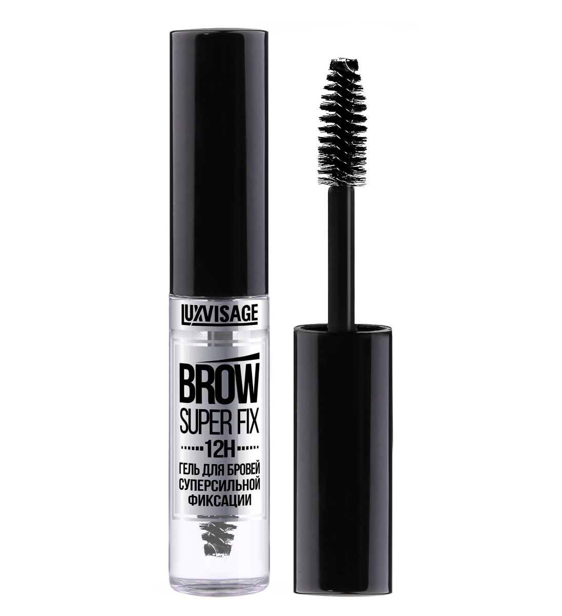 Люксвизаж Гель суперсильной фиксации для бровей Brow Super Fix 12h бесцветный, 6 г (Luxvisage, Брови) фото 0